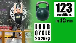 123reps LONG CYCLE 2 x 26kg by Denis Vasilev