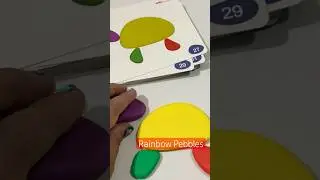 Brain Boosting Rainbow Pebbles|#mindgames #learning #educational #learnwithfun #trendingshorts