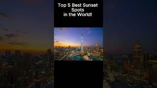 Top 5 Best sunset spots in the World! #facts #travel #top #sunset