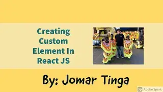 Date Picker Custom Element React JS - Tutorial