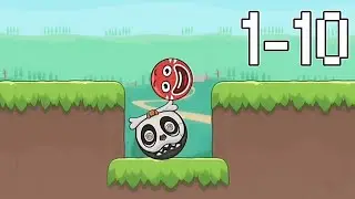 Roller Ball 6 - Red Ball Level 1-10 Gameplay (Android,iOs)