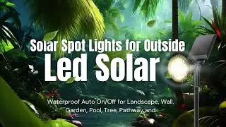 Amazon Choice Best  Summer Solar Spot Lights for Outdoor - Garden lighting ideas