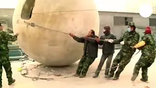 bola raksasa anti kiamat buatan orang cina...