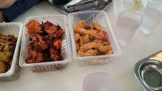 Three euros budget party at office...
