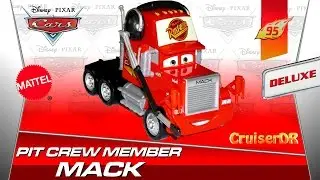 Disney Cars Pit Crew Member Mack Deluxe Diecast 1:55 scale Mattel