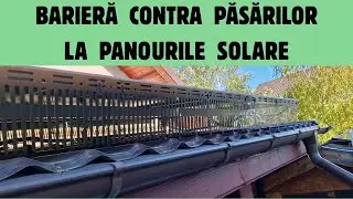 BARIERĂ ANTI PĂSĂRI PENTRU PANOURI SOLARE FOTOVOLTAICE