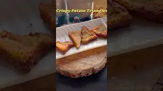 Trending crispy Potato Triangles #recipe #food #cooking #potatorecipe