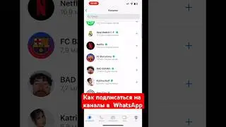Как подписаться на каналы в WhatsApp. #whatsapp #лайфхак