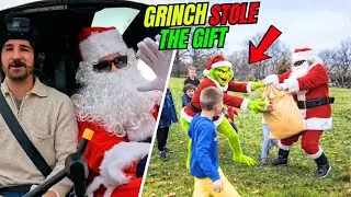 I Dropped off Santa Claus in a Helicopter!