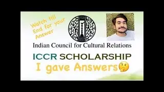 ICCR SCHOLARSHIP CLARIFICATION 2022 2023    #INDIANEMBASSY #ICCR #ICCR2022 2023 #EDCIL #SII