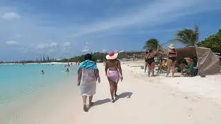 ARUBA BEST BEACHES Beach Walk - Baby Beach to Rodgers Beach 4K Virtual Vacation GoPro Hero 8