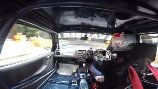 Andrew Jordan demonstration run Andy Rouse Kaliber RS500 at Goodwood Festival of Speed 2017