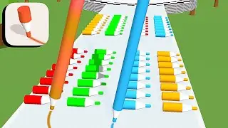 Crayon Rush 3D ​- All Levels Gameplay Android,ios (Levels 12-14)