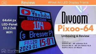 Divoom Pixoo 64 - Pixel Bilderrahmen - Unboxing & Review 2023