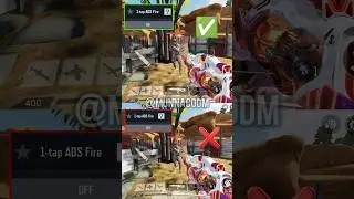 ✅Best 1-Tap ADS Fire Settings in CODM🔥💯Codmobile Tips and Tricks #shorts #codmbr #codmiphone