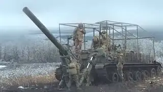 Работа расчета самоходного миномета 2С4 Тюльпан России