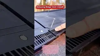 Amazing Ridge Vent Install!