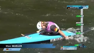 Maxi Mueller GER W-JR Canoe Slalom Final / 2025 ICF Canoe Slalom Junior & U23 World Championships