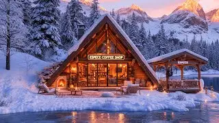 Smooth Bossa Nova Jazz in Coffee Shop with Fireplace for Study and Good Mood 5