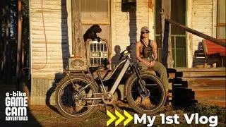 E-Bike Trail Cam Adventures: My First Vlog!