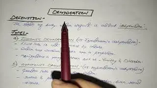 Fluid and electrolyte imbalance (Dehydration)| Nursing Classes|Child health | Hindi explanation