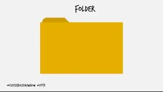 DRAWATHON: Draw a Folder in PowerPoint