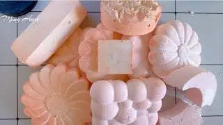 Pink homemade chalk 💗💗