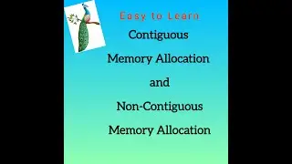 Contiguous Memory Allocation and Non-Contiguous Memory Allocation in Tamil(Operating System)