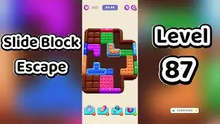 Slide Block Escape Level 87 Walkthrough 🧩 | Go Answer
