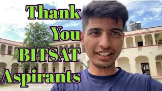Thank You BITSAT Aspirants | All the best for BITSAT 2023 | BITS PILANI | BITS GOA | BITS HYDERABAD