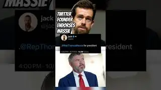 Twitter Founder Jack Dorsey Endorses Thomas Massie for President #thomasmassie #trump #politics