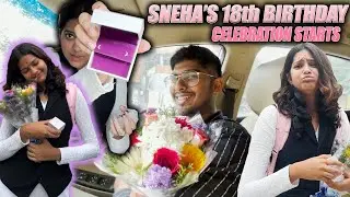 SNEHA'S 18th BIRTHDAY CELEBRATION STARTS || #justbanana