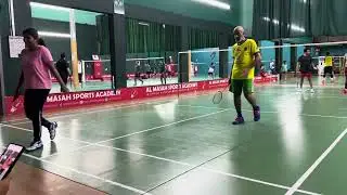 Badminton- Karthika &!Shamim Vs Nisha & Stanza with Smash & Smile @ Al Masah sports,Sharjah 23/11/25