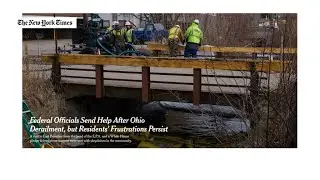 'Put people over politics': Ohio town slams lack of action after catastrophic chemical spill