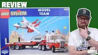 Heute würden Klemmbaustein-Gurus das Set zerreißen: LEGO® 5591 Jet-Sattelschlepper von 1994 [Review]