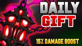 AQW- New Seasonal Daily Gift (15% Damage Boosting Weapon) + item Showcase