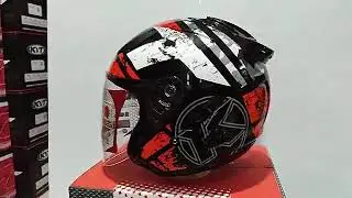 Helm KYT Galaxy Flat R Original Double Visor New Series Terbaru