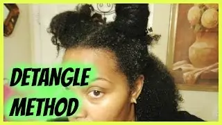 MY  DETANGLING METHOD ON NATURAL HAIR