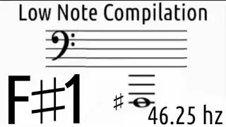 Low Note Compilation | F#1