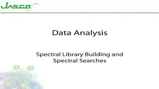 JASCO Training  - HPLC ChromNAV:  Spectral Libraries and Spectral Search
