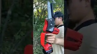 25mm New Model Professional Digital Display Electric Garden Scissors Rechargeable Pruner Built in Ba