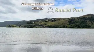 Weekend Beach Getaway in New Zealand 🇳🇿  | Indian Couple Vlog with Dog 🐕