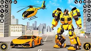 Grand Robot Car Transform War Helicopter Car Bike Jet Transformation Game 2026 - Android Gameplay