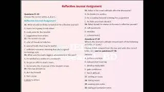 Задание по дневнику размышлений, часть 3 (аудио + транскрипт)