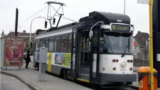 Trams in Ghent Trams in Gent Straßenbahnen Gent Route 21 Gent Zuid ~ Melle Leeuw