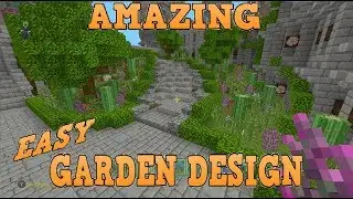 Minecraft Amazing Quick Easy Garden Design