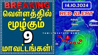 வெள்ளத்தில் மூழ்கும் 9 மாவட்டங்கள்! | Tamil Weather News வடகிழக்கு பருவமழை 2024