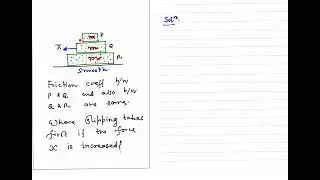 JEE Advanced Physics Questions/ Jee advanced questions// friction among three block system.