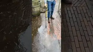 Beautiful pressure washing job (part 2) #beforeandafter #yardmakeover #music