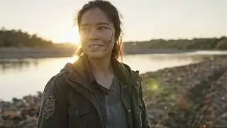 Elara Cuts Trees to Build a Riverside Shelter | Solo Wilderness Survival